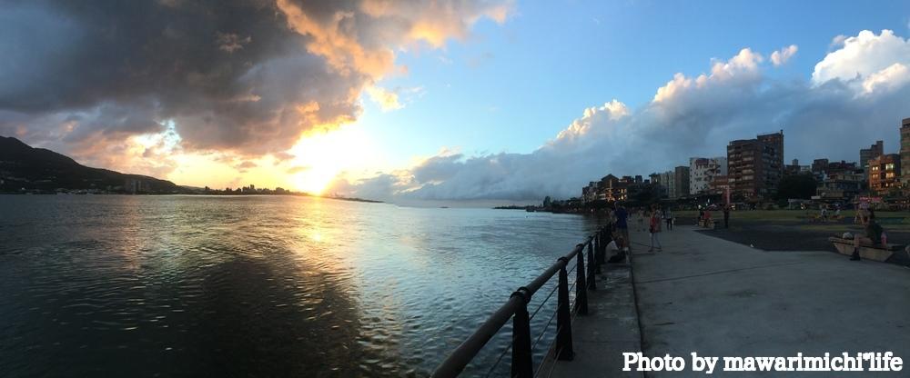 台湾 淡水に絶景の夕日を見に行こう 日没時間もまとめました まわりみち ライフ