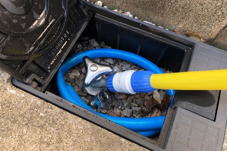ケルヒャー 水道に繋いだ画像